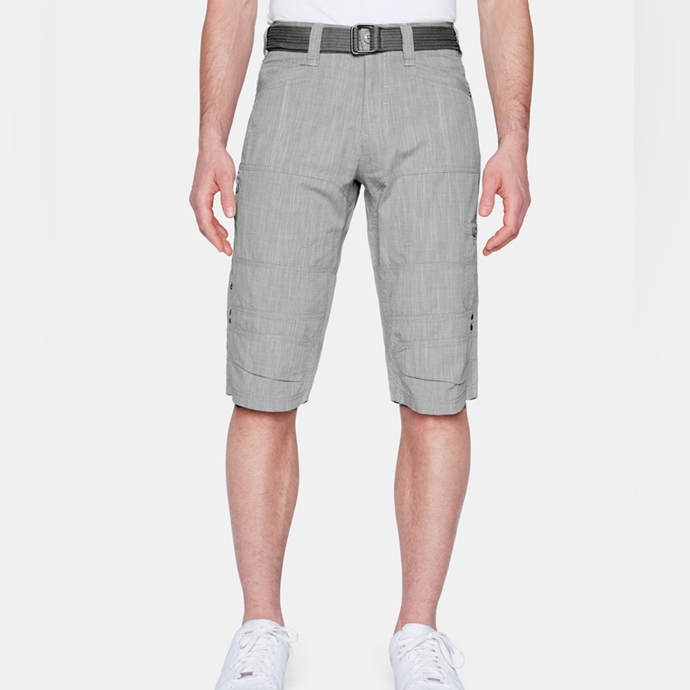 Men's Gray Cargo Shorts